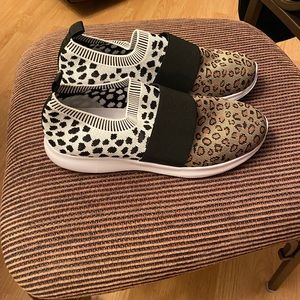 Boutique leopard slip on tennis shoes